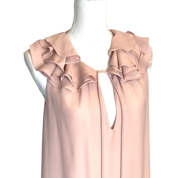 AMANDA UPRICHARD | Tie Neck Ruffle Dress - Picture 2 of 7